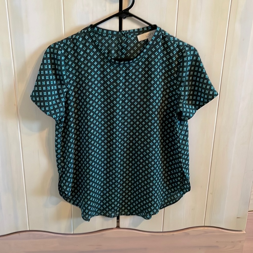 Loft green blouse